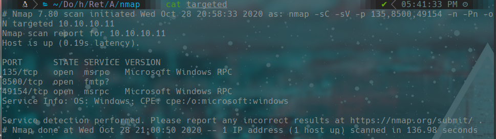 nmap
