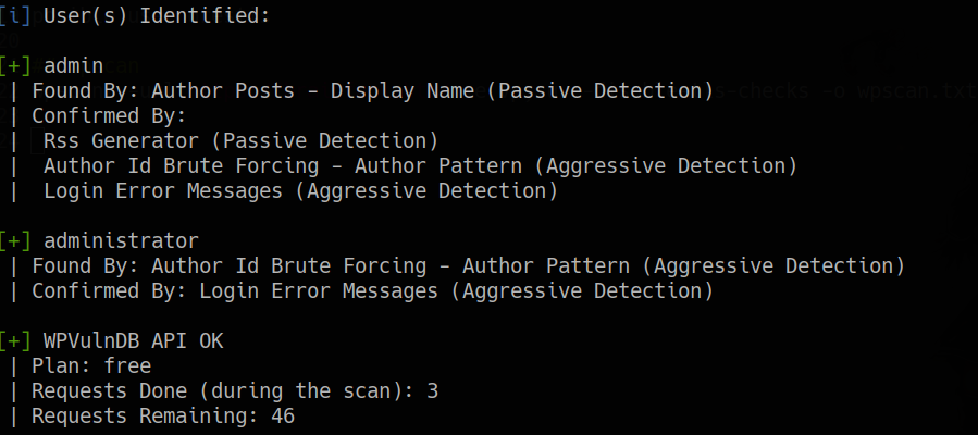 wpscan
