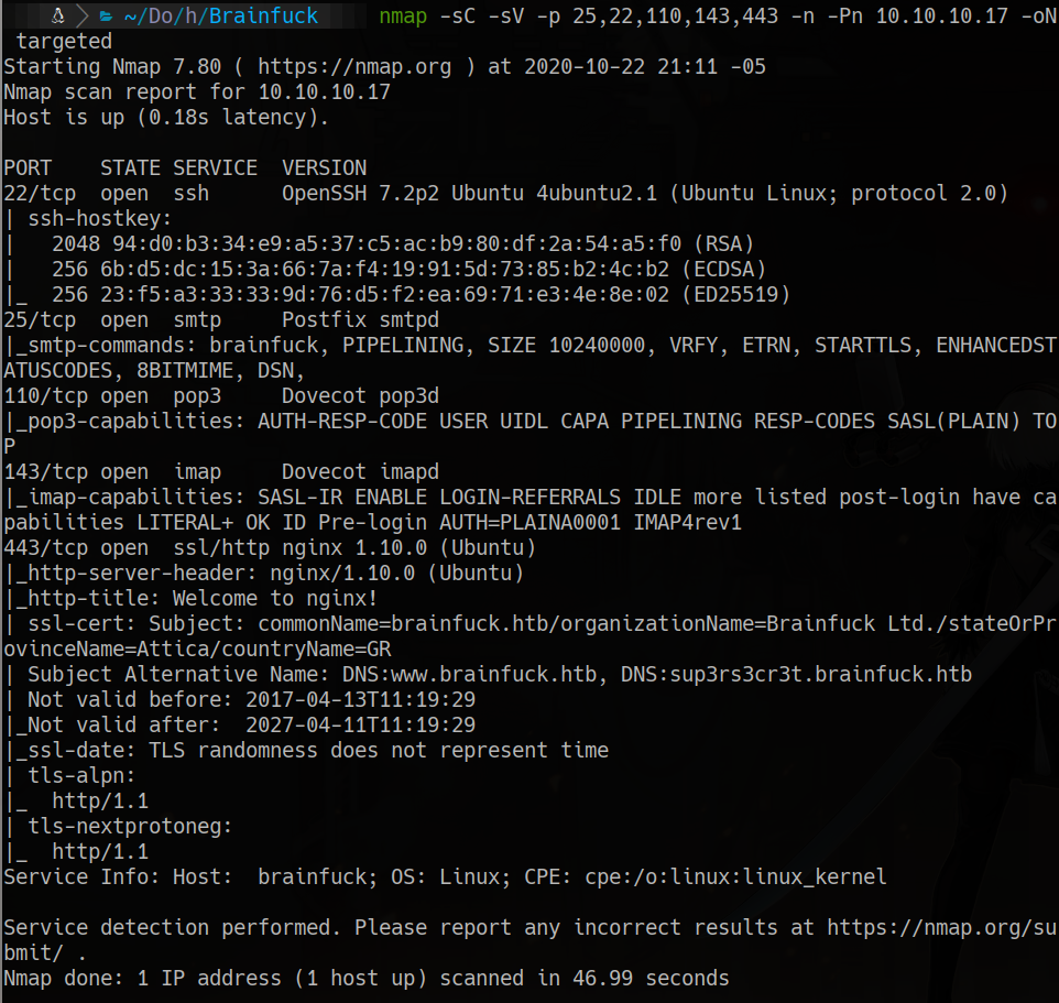 nmap