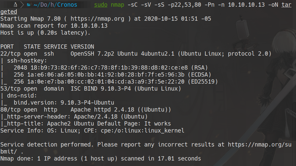 nmap scan
