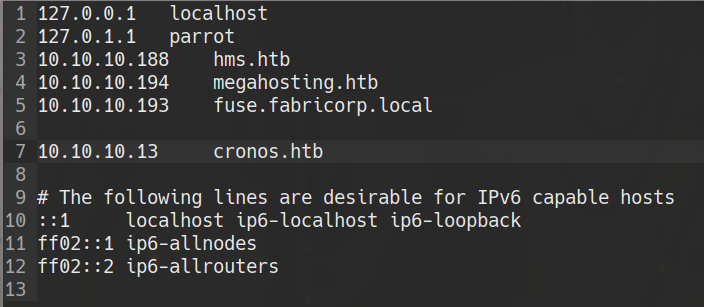 nslookup