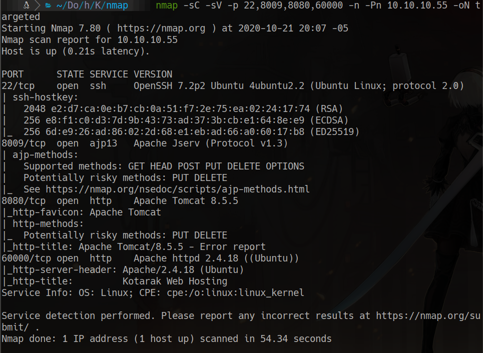 nmap scan