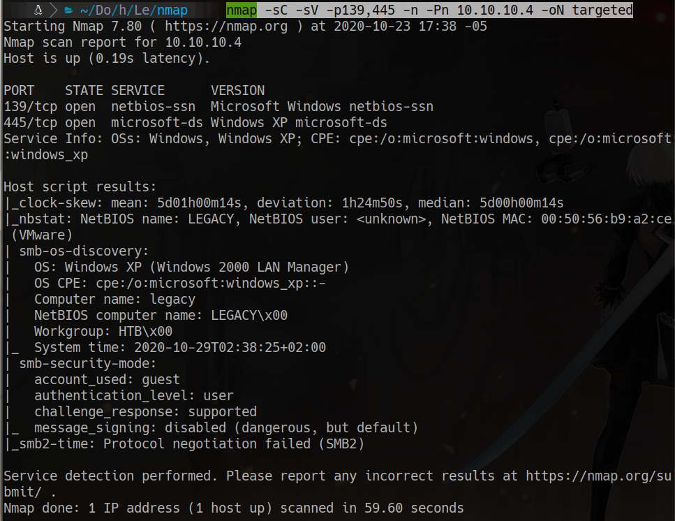 nmap scan