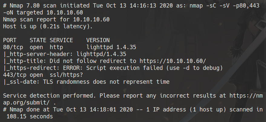 nmap scan