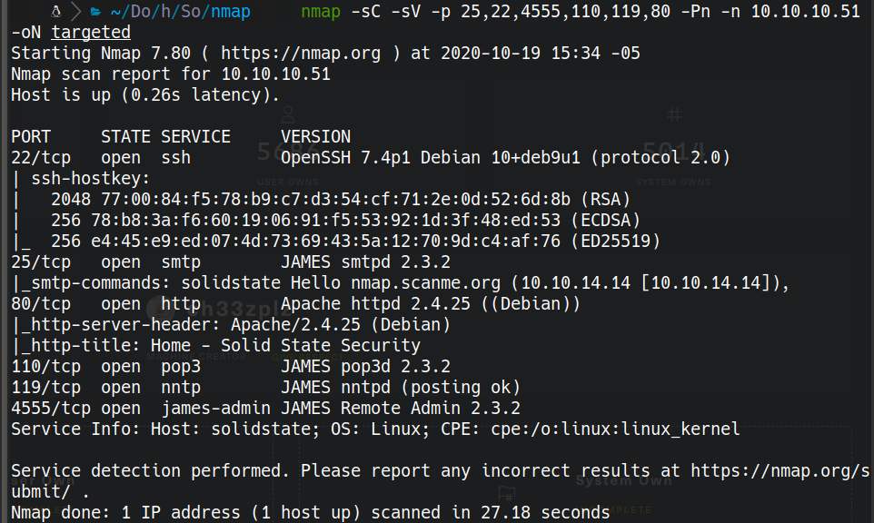 nmap scan