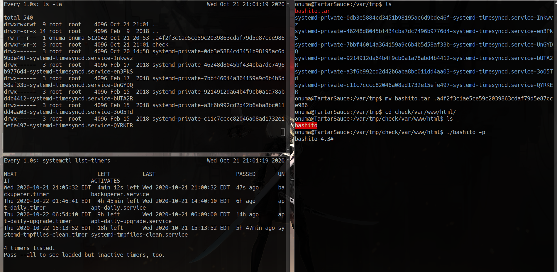 pspy cron