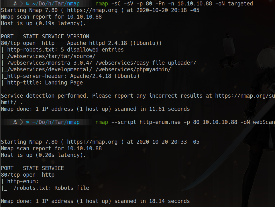nmap scan