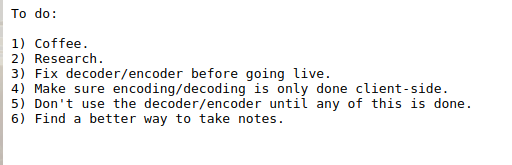 notes