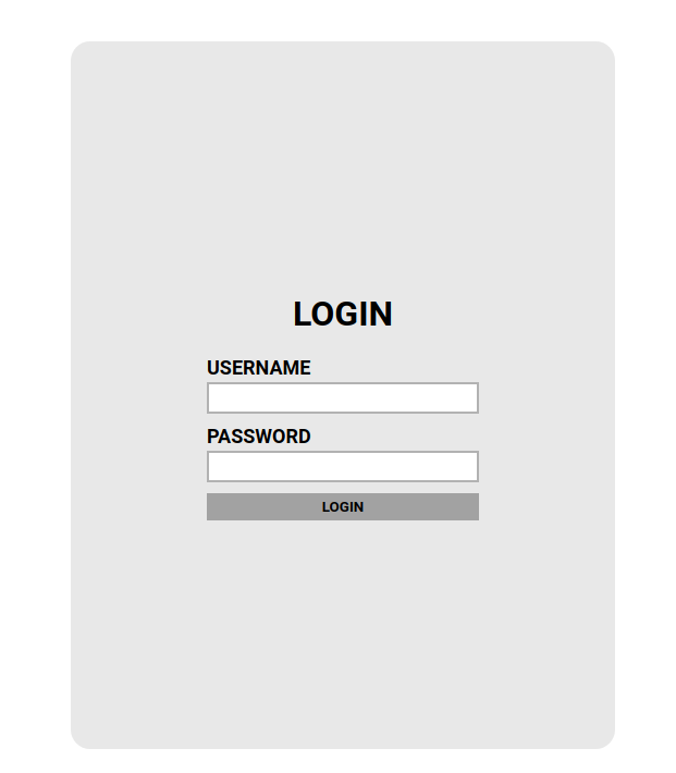 admin panel