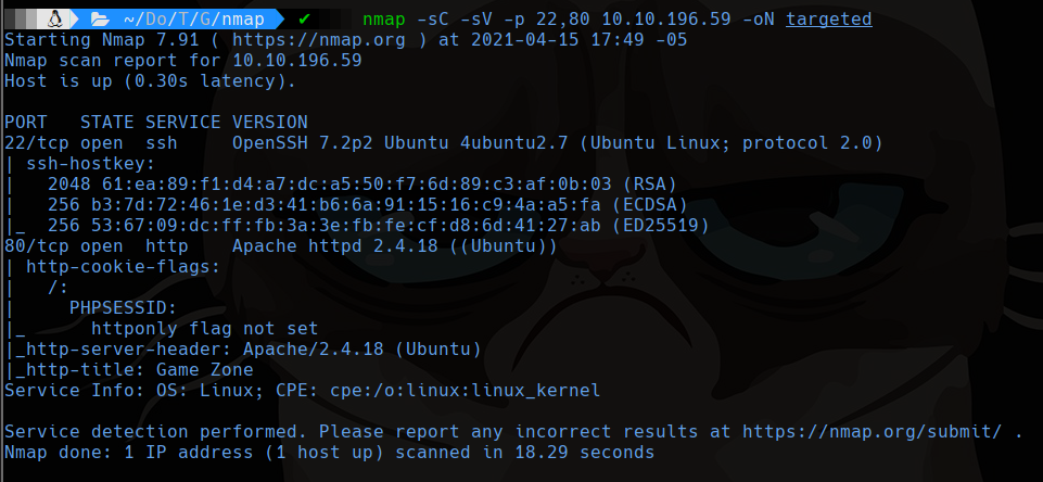 nmap scan