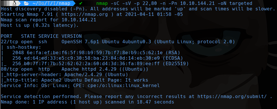 nmap scan