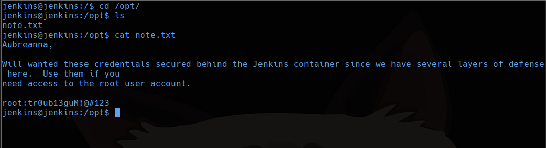 root creds