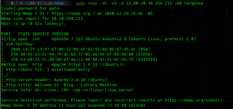 nmap scan