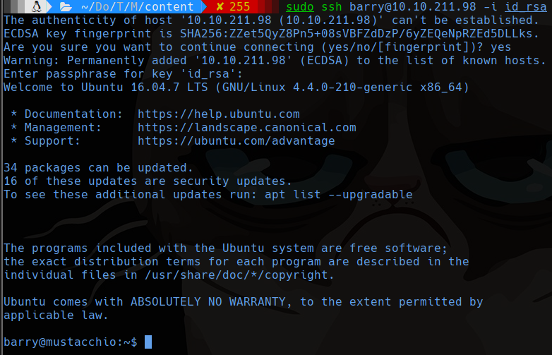ssh login