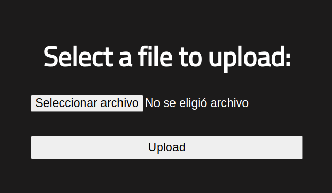 upload panel