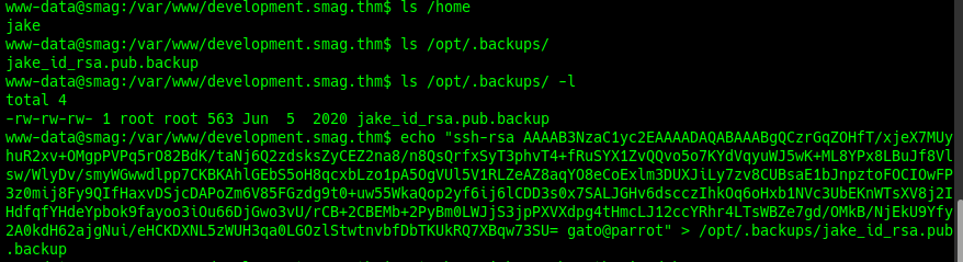 writable ssh