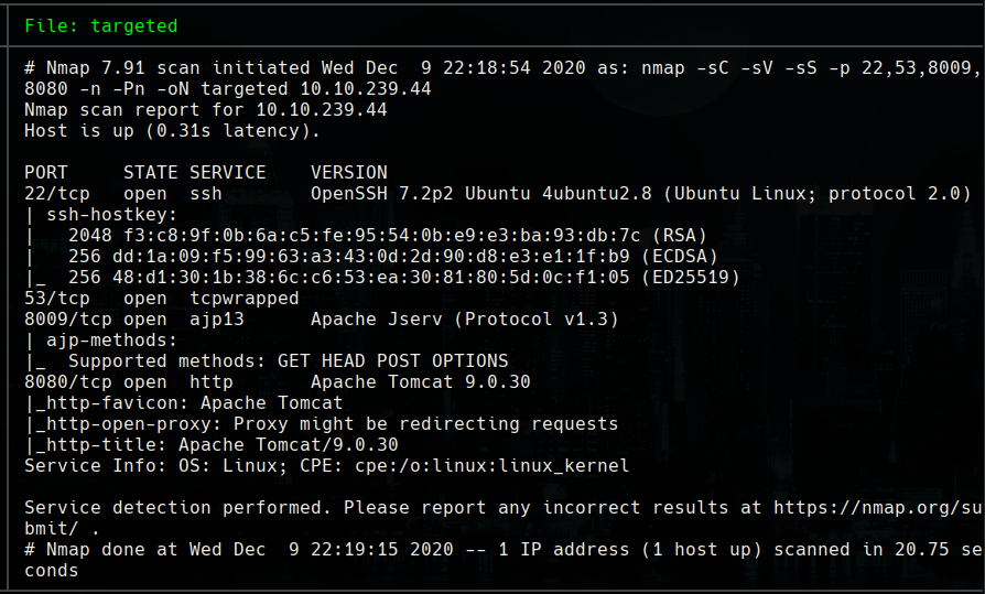 nmap scan